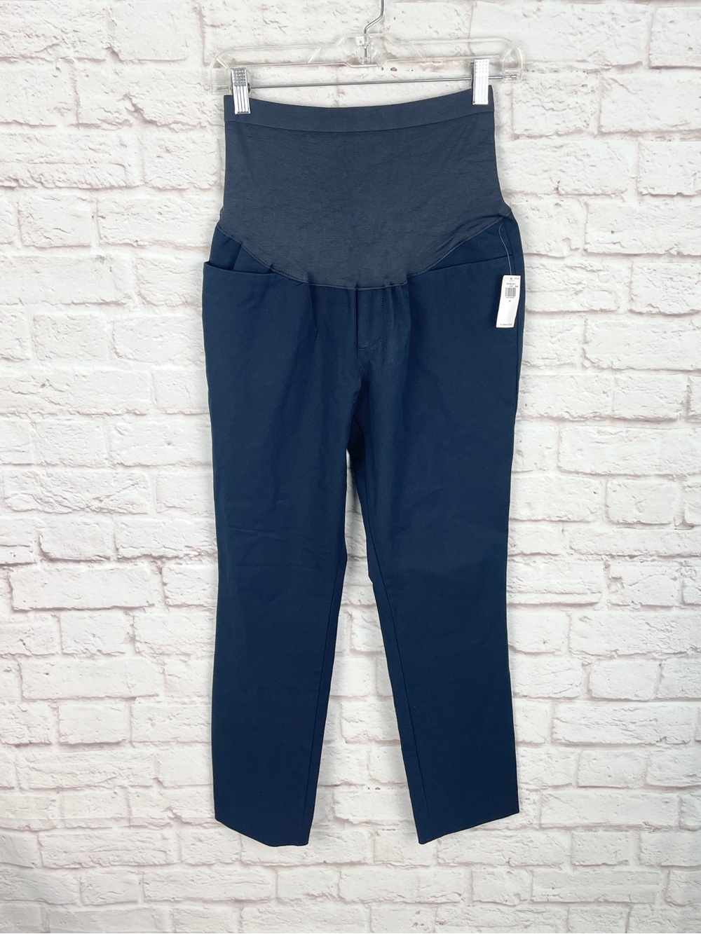 Old Navy Maternity Pixie Full Panel Navy Dress Pants Size 10